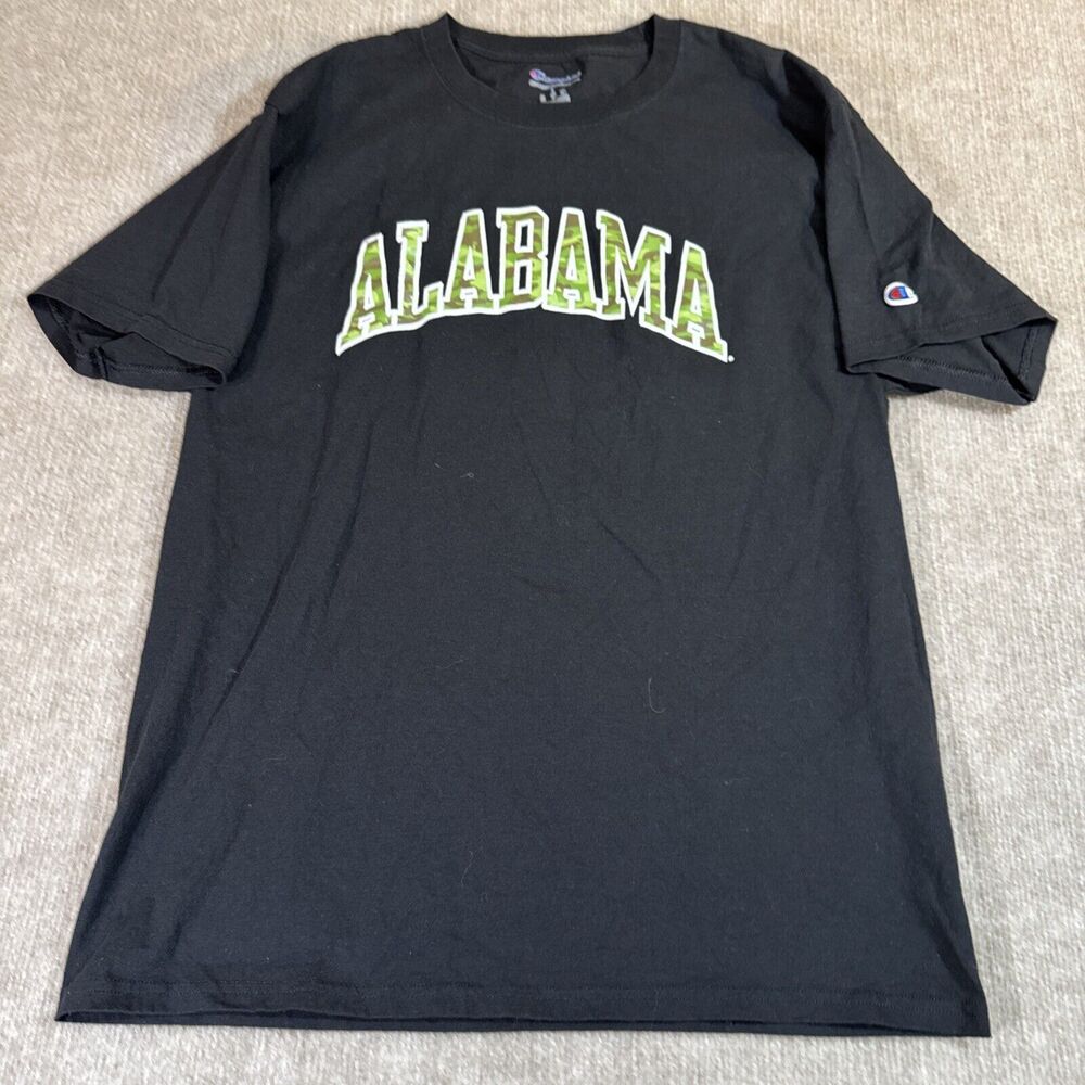Champion Men T-Shirt Lg Alabama Camo